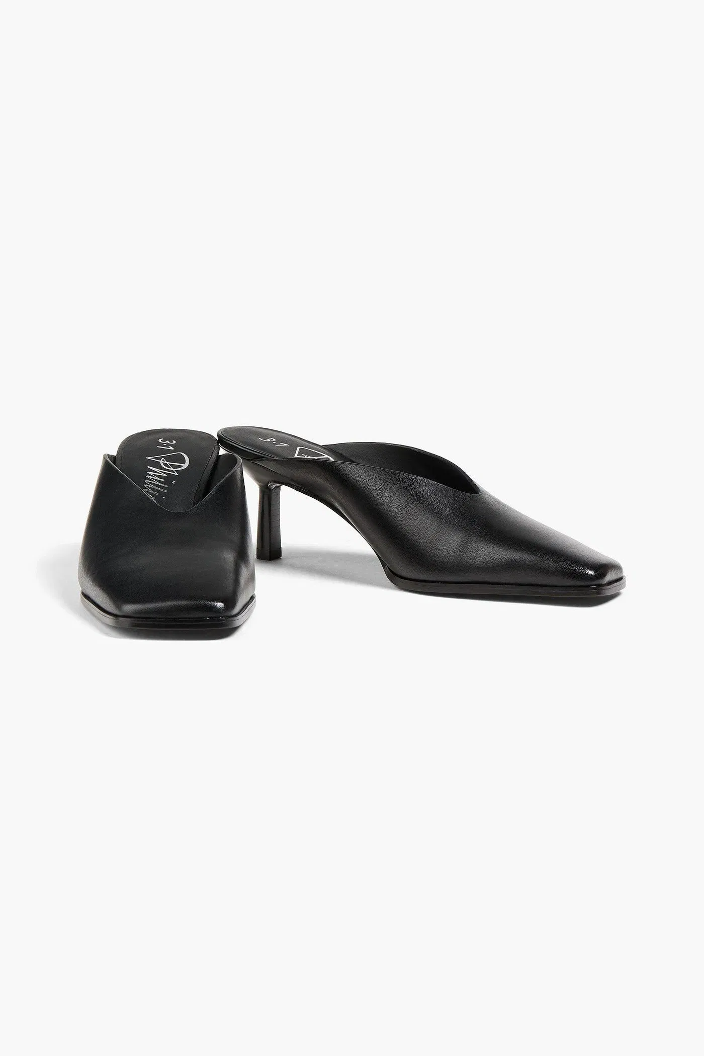 3.1 Phillip Lim Id Leather Mules Black Women's