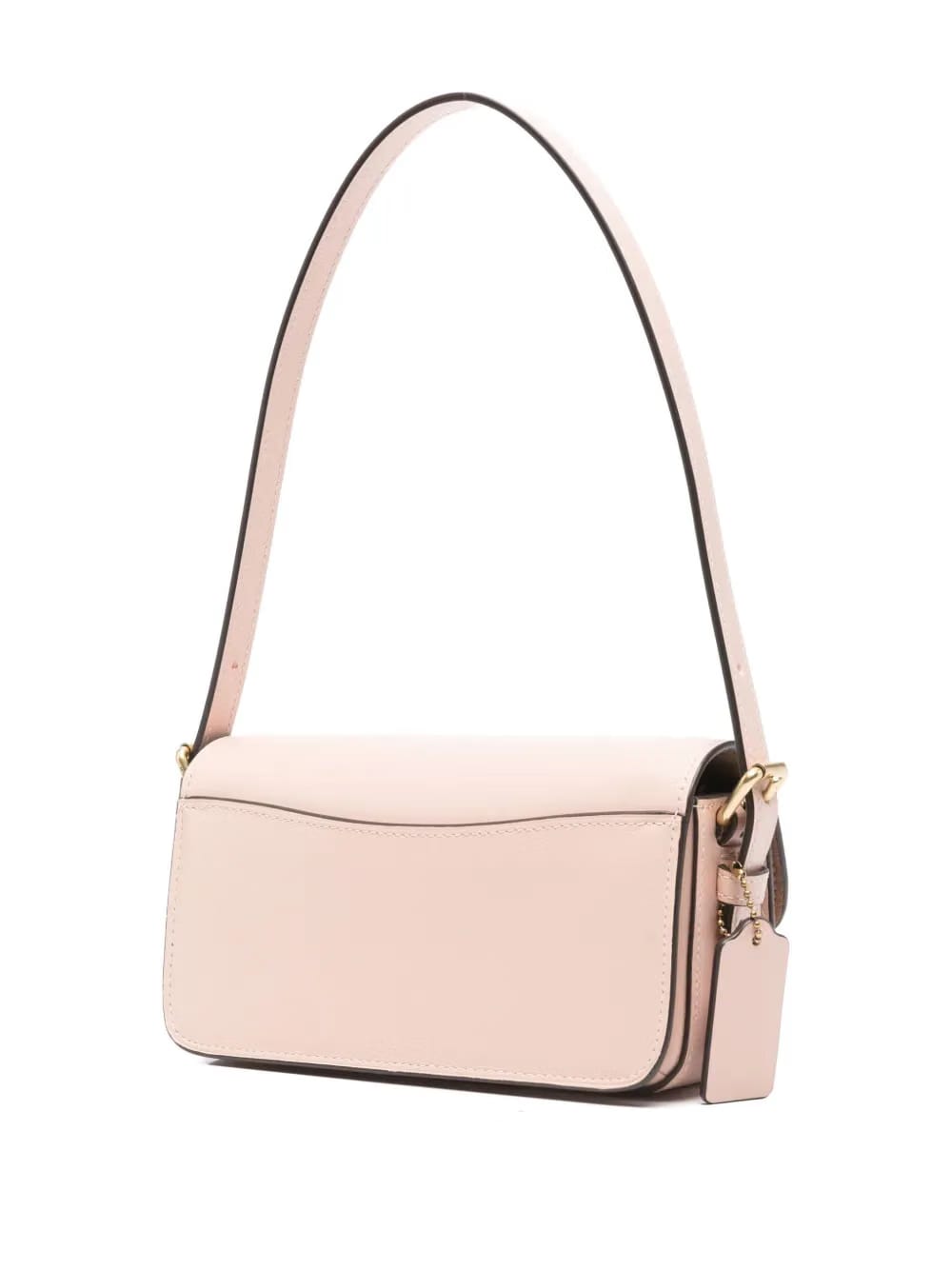 Zoe C-clasp leather shoulder bag