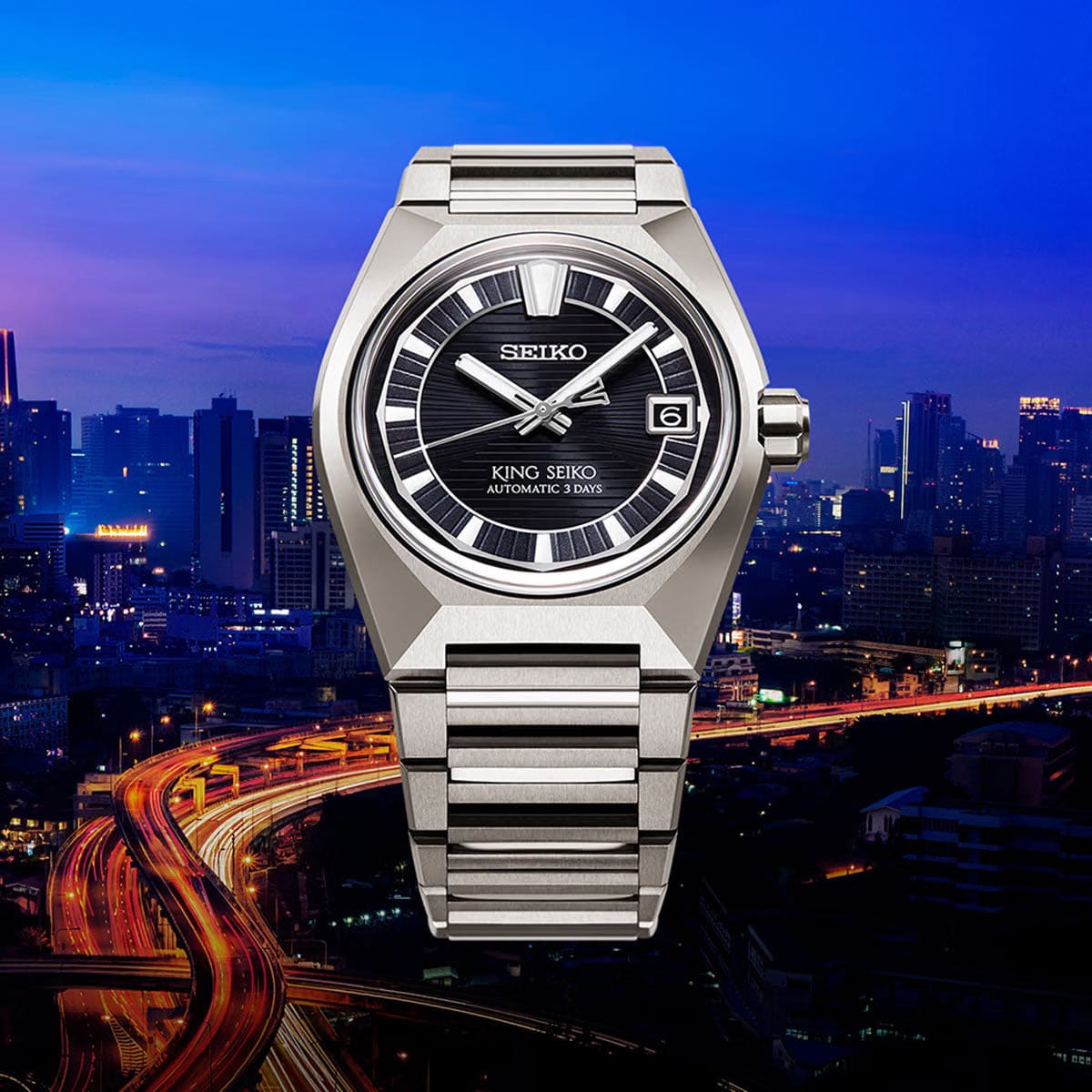Seiko King Seiko Titanium Night Black - Black - HKF003J1