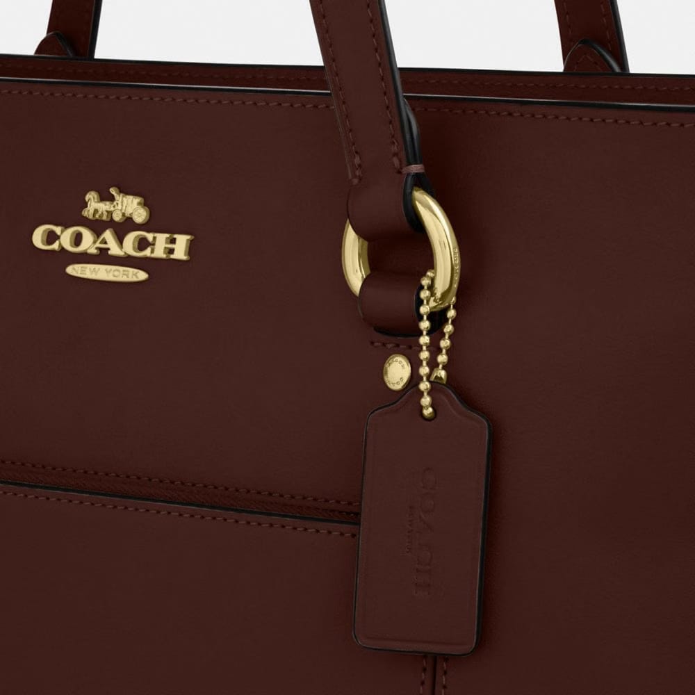 Coach Station Tote Bag Gold Maple
