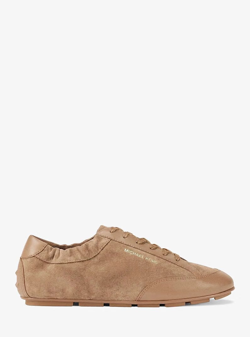 Michael Kors Susie Suede and Leather Trainer