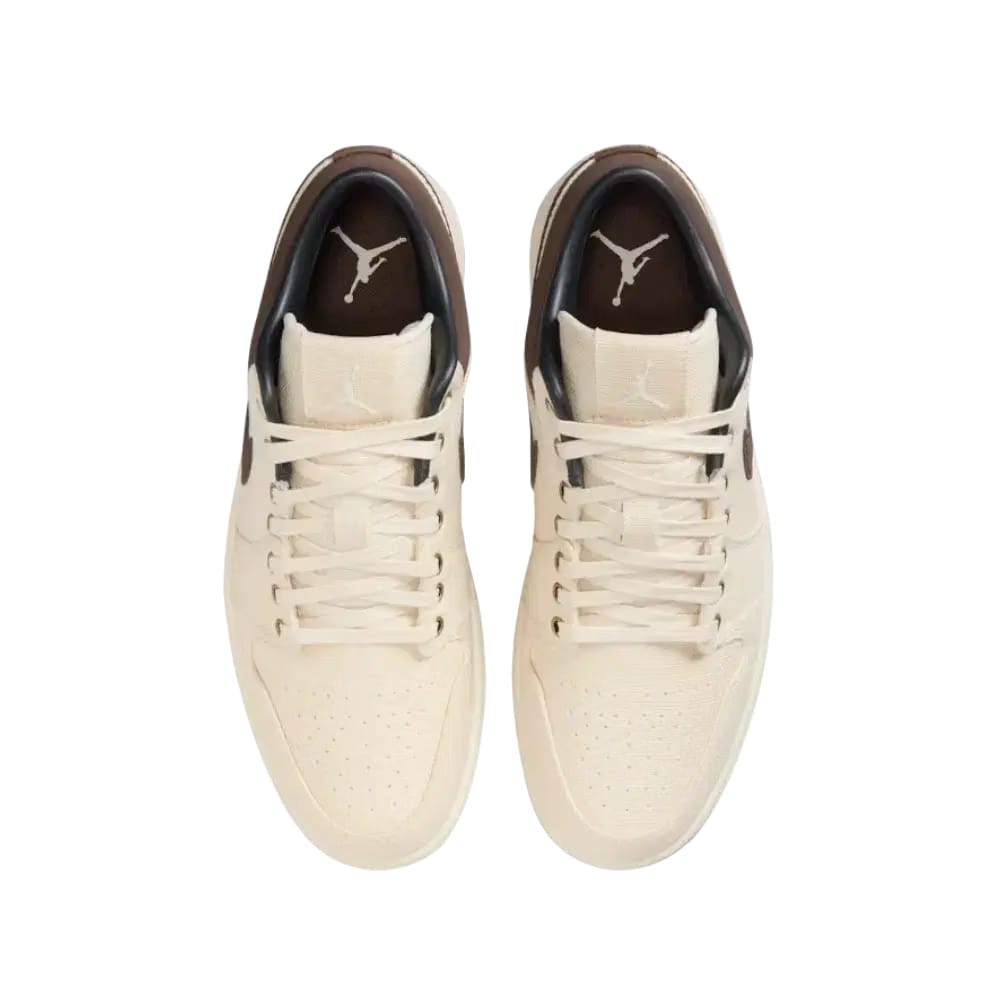 Jordan 1 Low Premium Pale Ivory Off Noir Baroque Brown