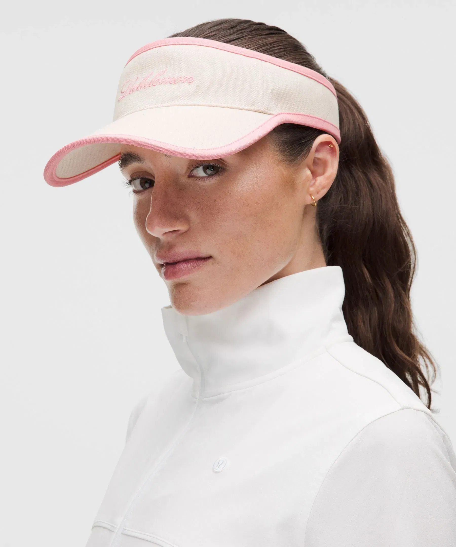 Lululemon Removable Sweatband Cotton Canvas Visor
