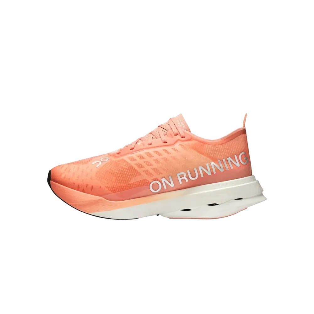 On Running Cloudboom Strike Sunstone White