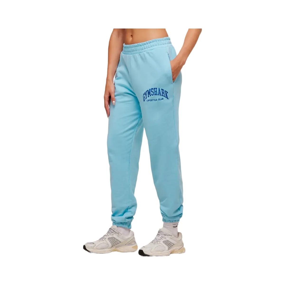 Gymshark Collegiate Graphic Joggers - Athletic Light Blue