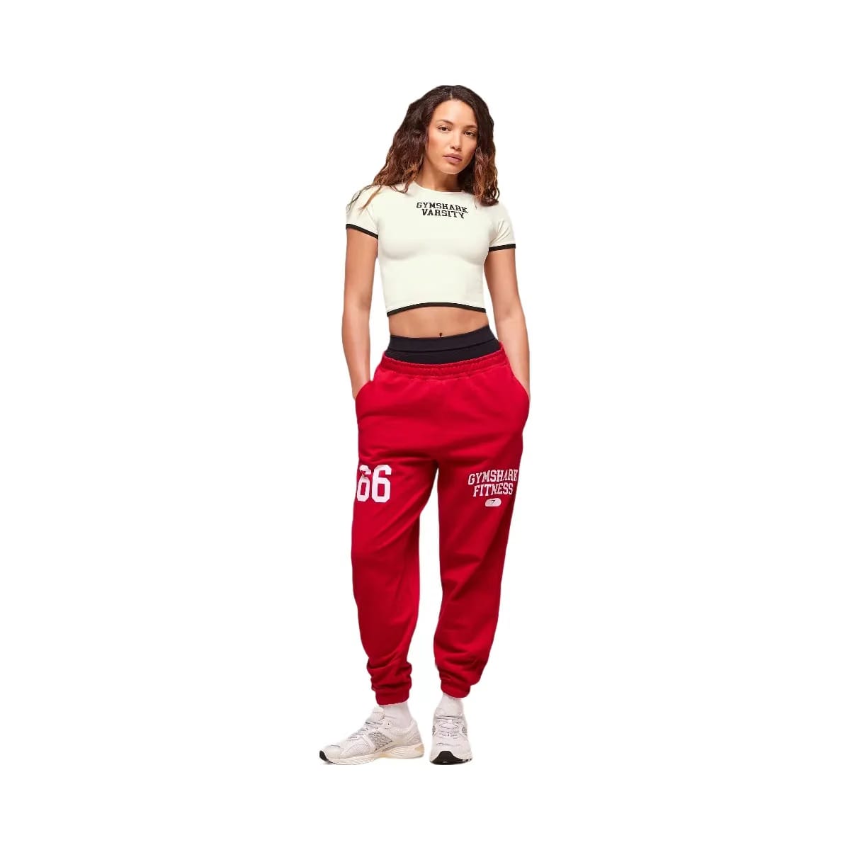 Gymshark Campus Graphic Oversized Jogger - Conditioning Red