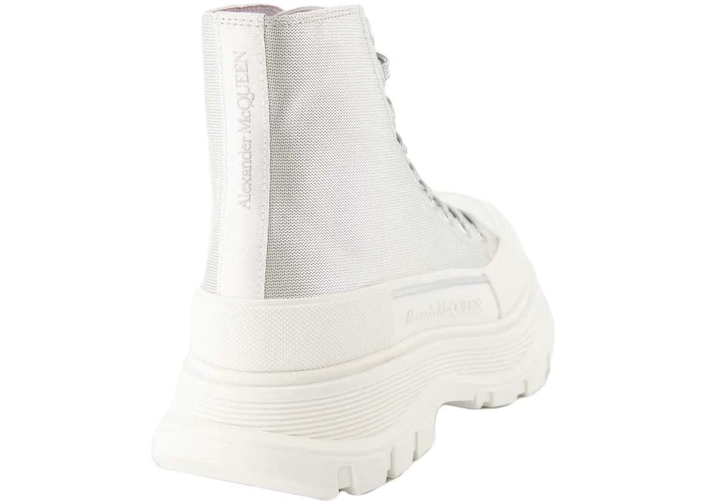 Alexander McQueen Wmns Tread Slick Boot 'Silver'