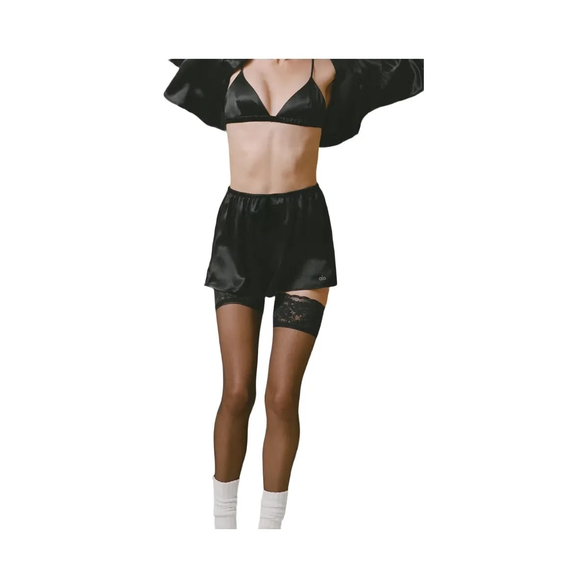 Alo Women's Silk Luminous Short - Black