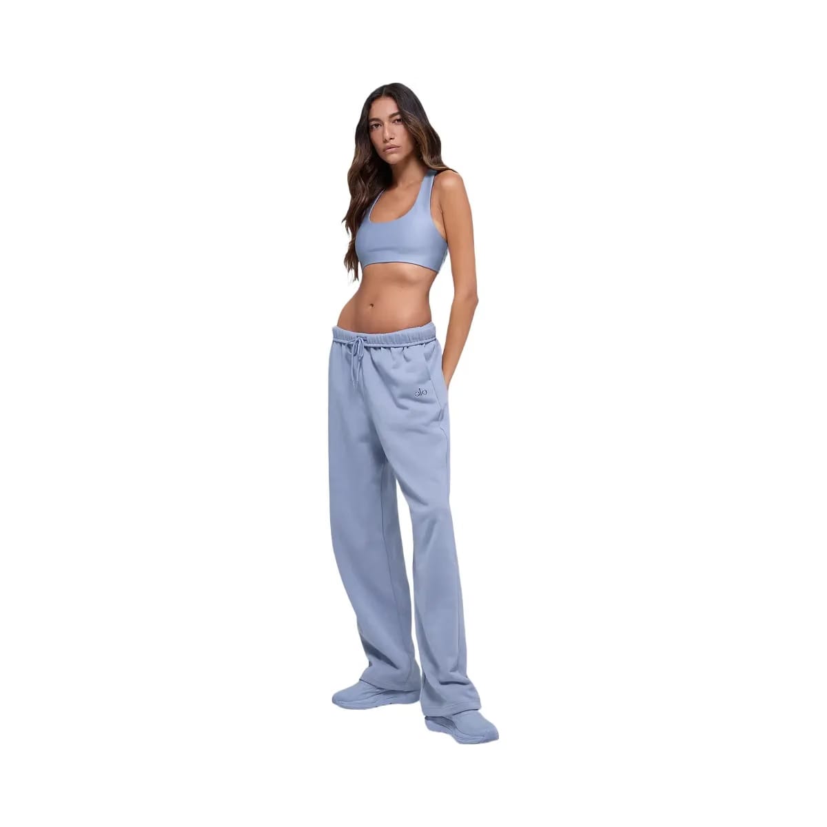 Alo Accolade Straight Leg Sweatpant - Winter Frost