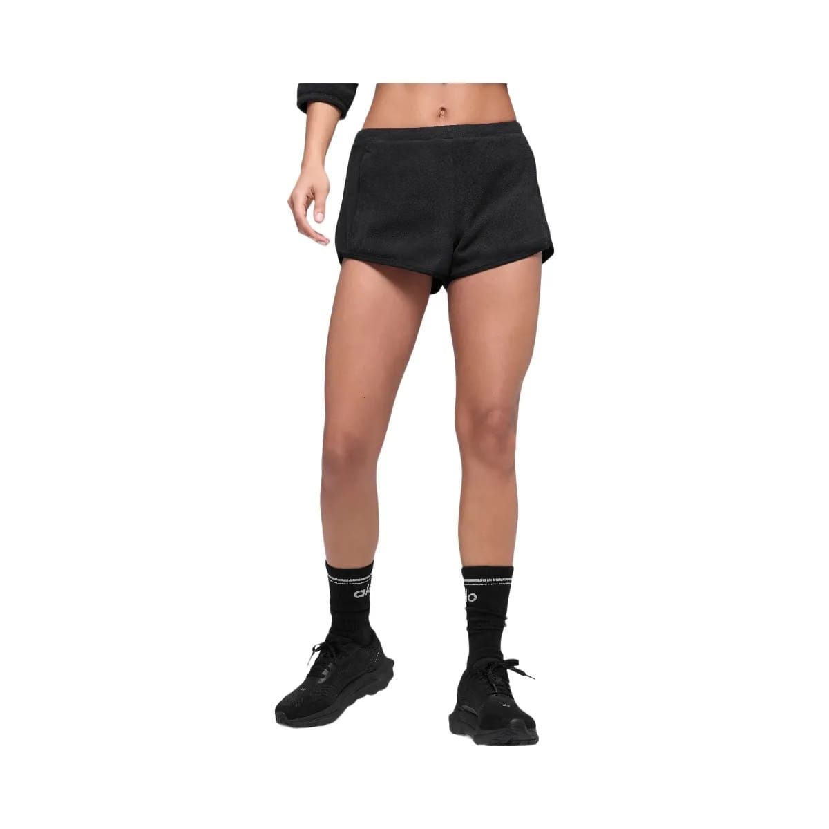Alo Women's Polar Fleece Retreat Short - Black