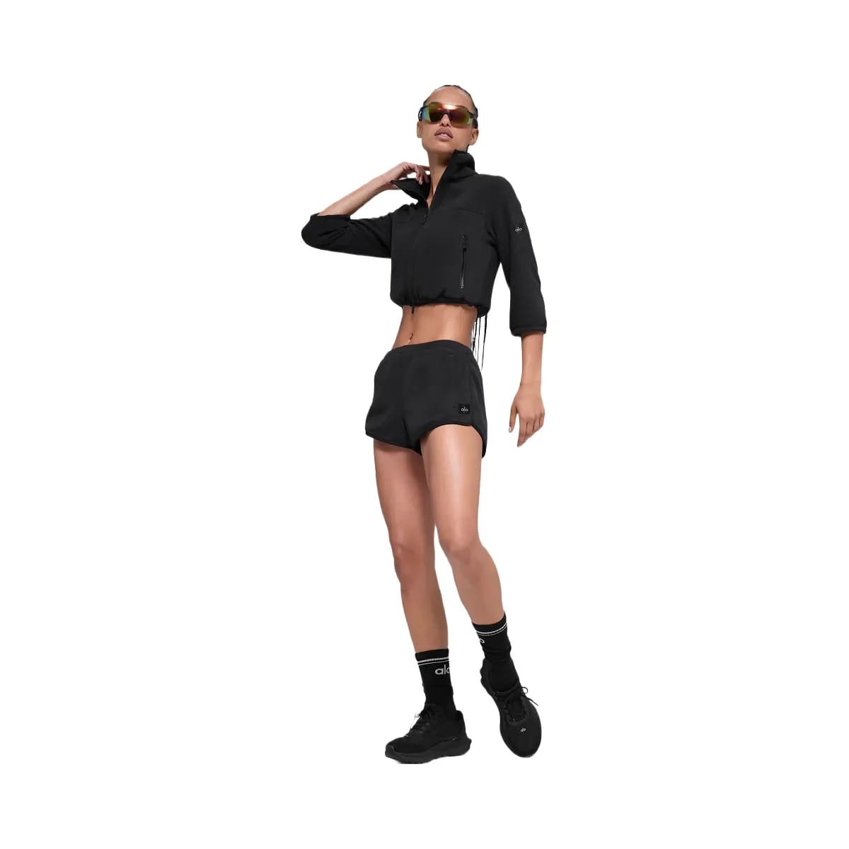 Alo Women's Polar Fleece Retreat Short - Black
