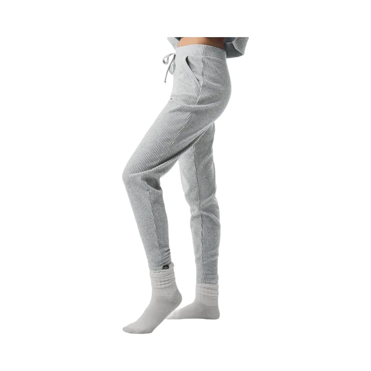 Alo Women's Muse Sweatpant - Athletic Heather Grey