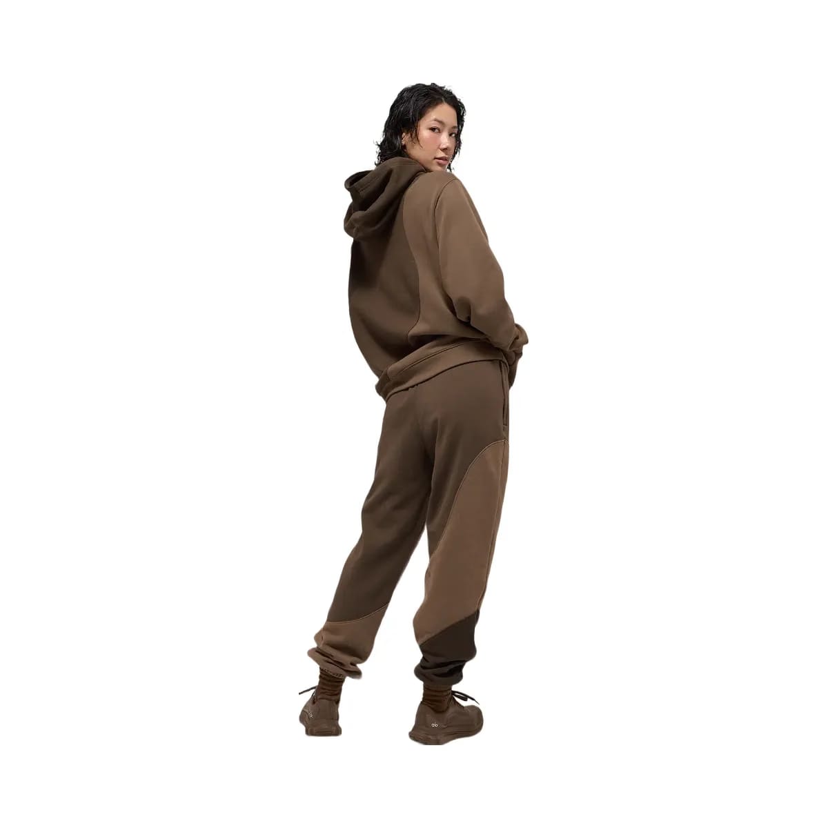 Alo Make Waves Sweatpant - Espresso Tonal