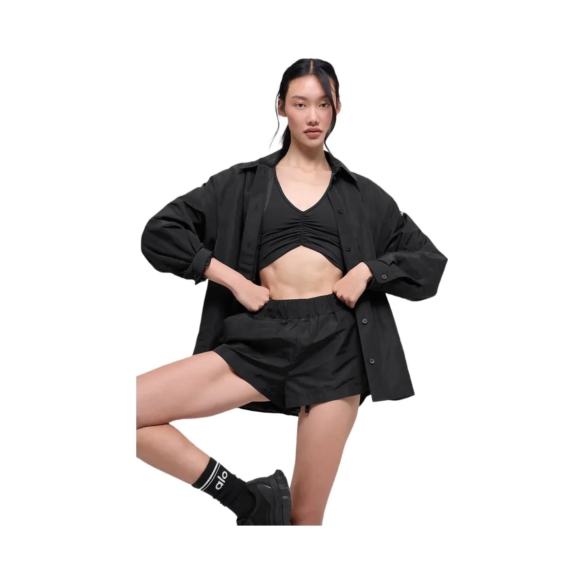 Alo Women's High-Waist Socialite Short - Black