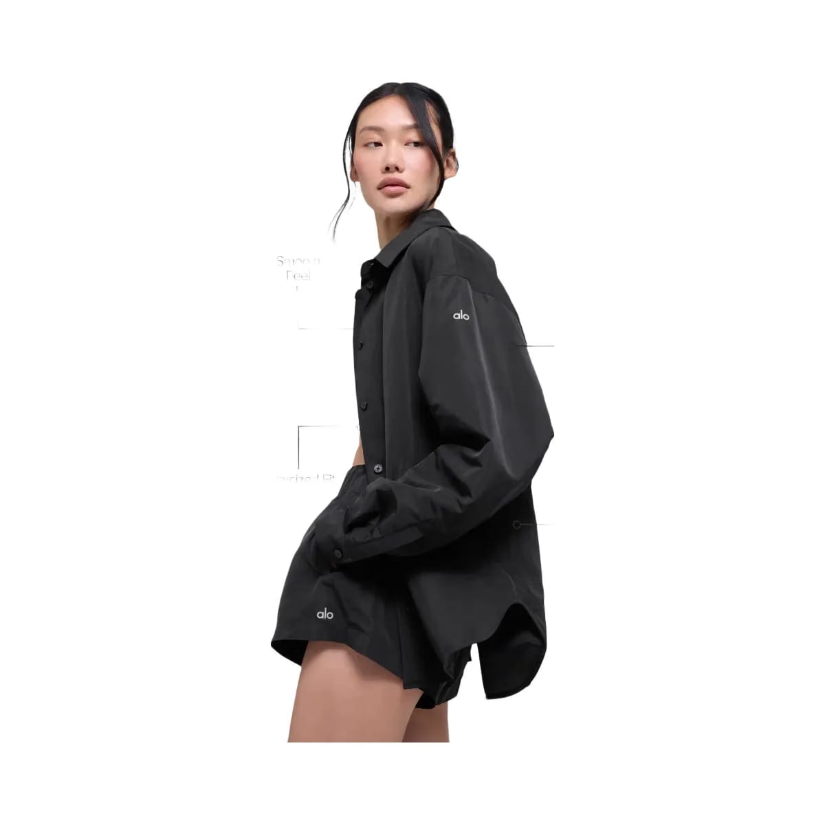 Alo Women's Socialite Shacket - Black