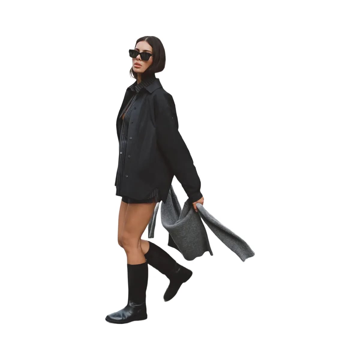 Alo Women's Socialite Shacket - Black