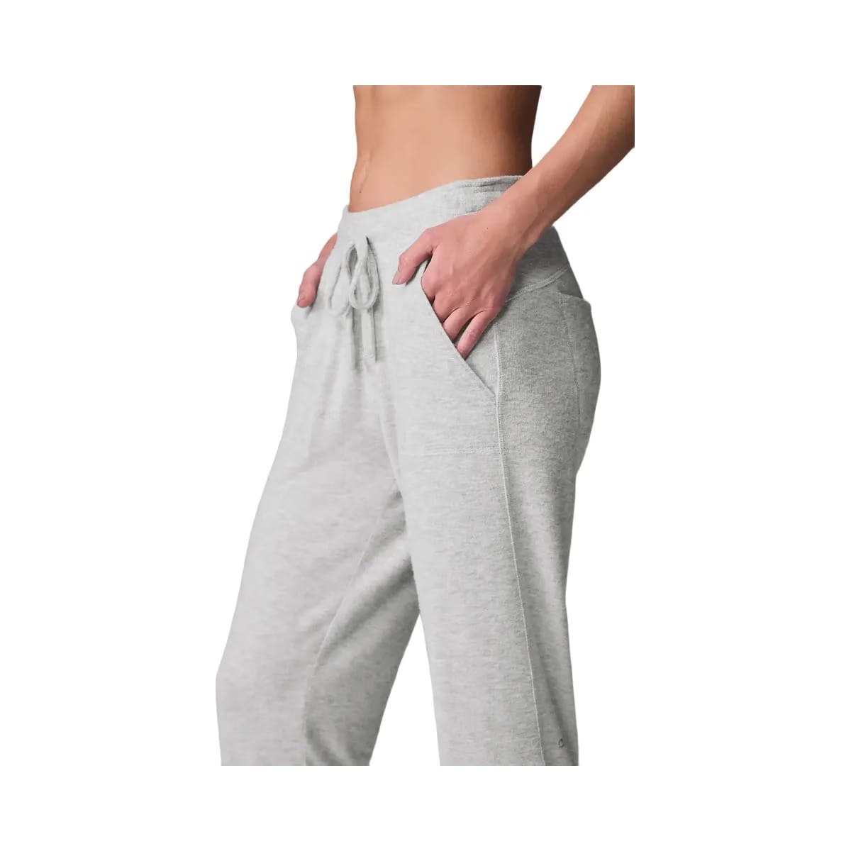 Alo Women's Soho Sweatpant - Athletic Heather Grey