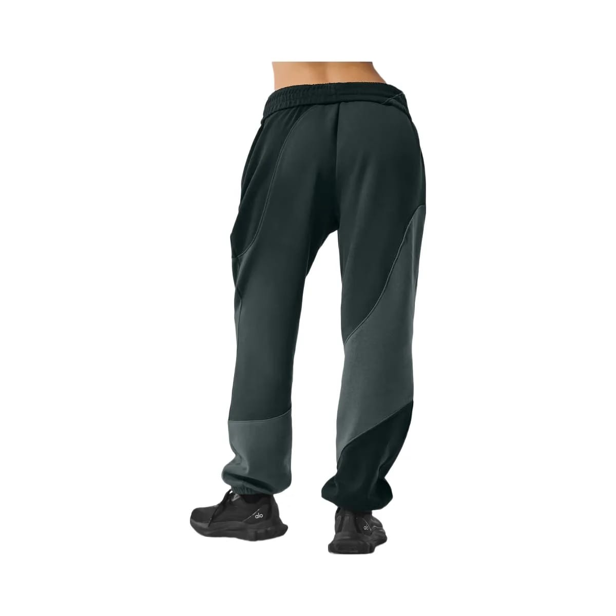 Alo Make Waves Sweatpant - Charcoal Green Tonal
