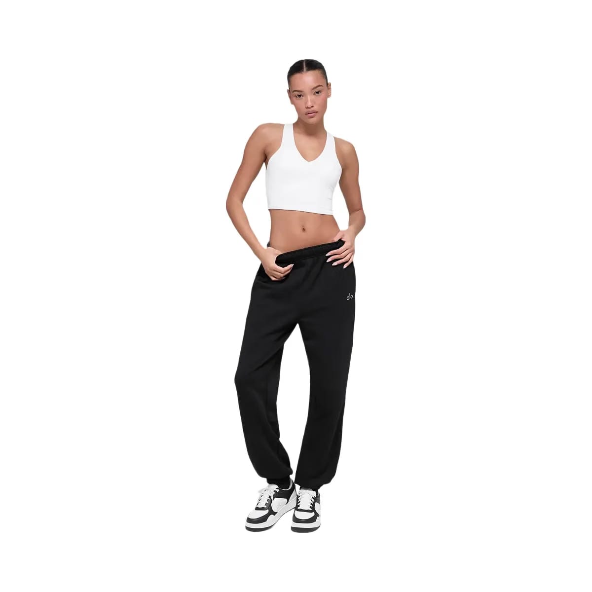Alo Women's Airbrush Real Bra Tank - White