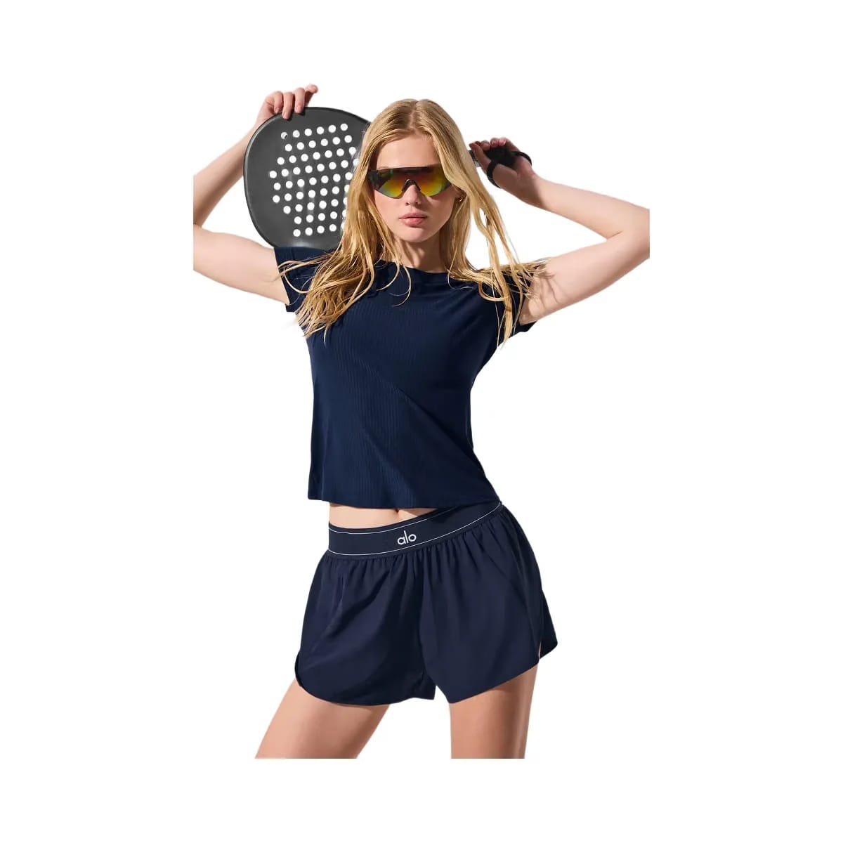 Alo Women's Match Point Short - Navy