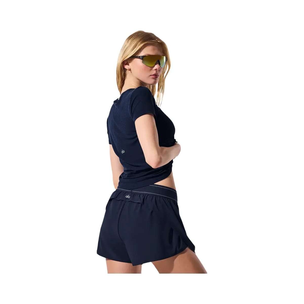 Alo Women's Match Point Short - Navy
