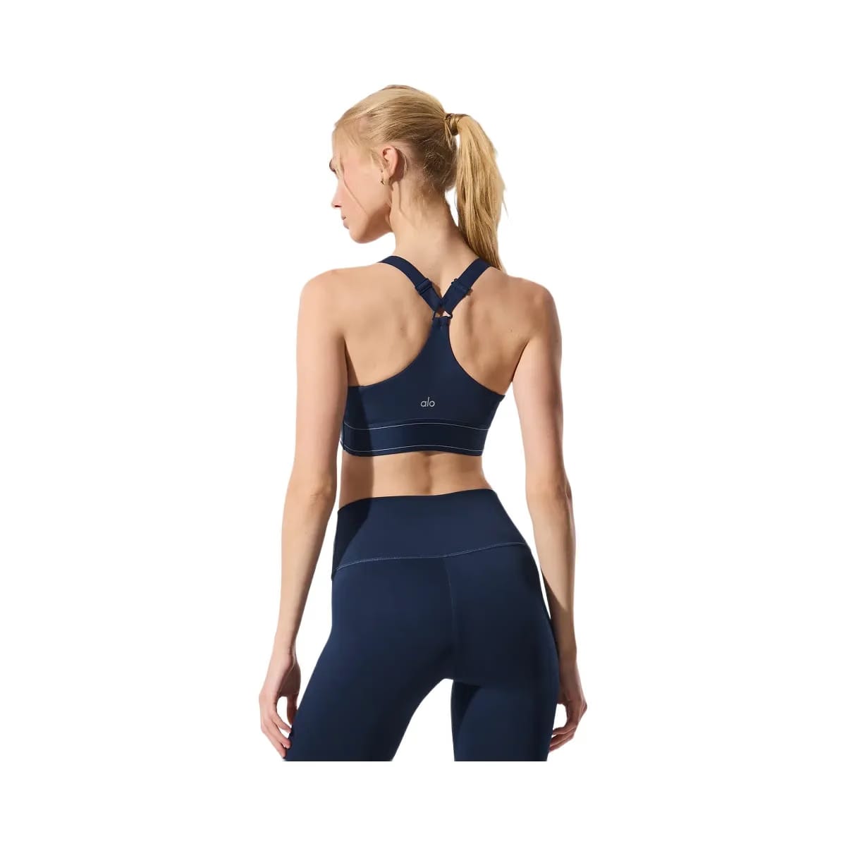 Alo Women's Airlift Suit Up Bra - Navy/Navy