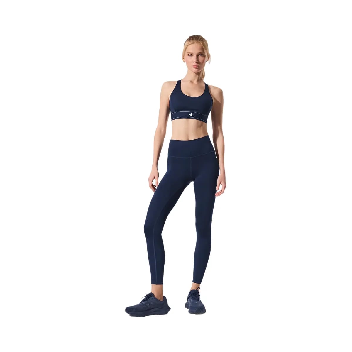 Alo Women's Airlift Suit Up Bra - Navy/Navy