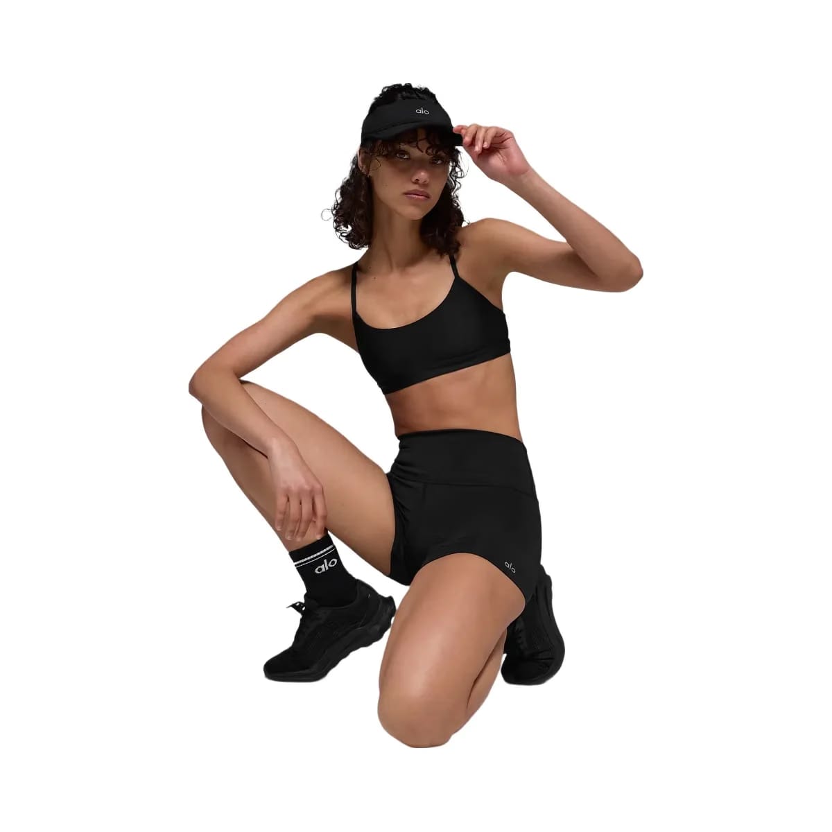 Alo Women's 3" High-Waist Airlift Short - Black