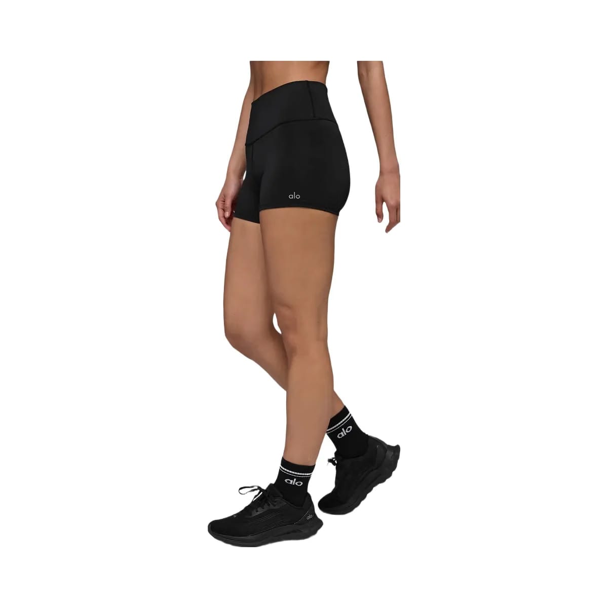 Alo Women's 3" High-Waist Airlift Short - Black