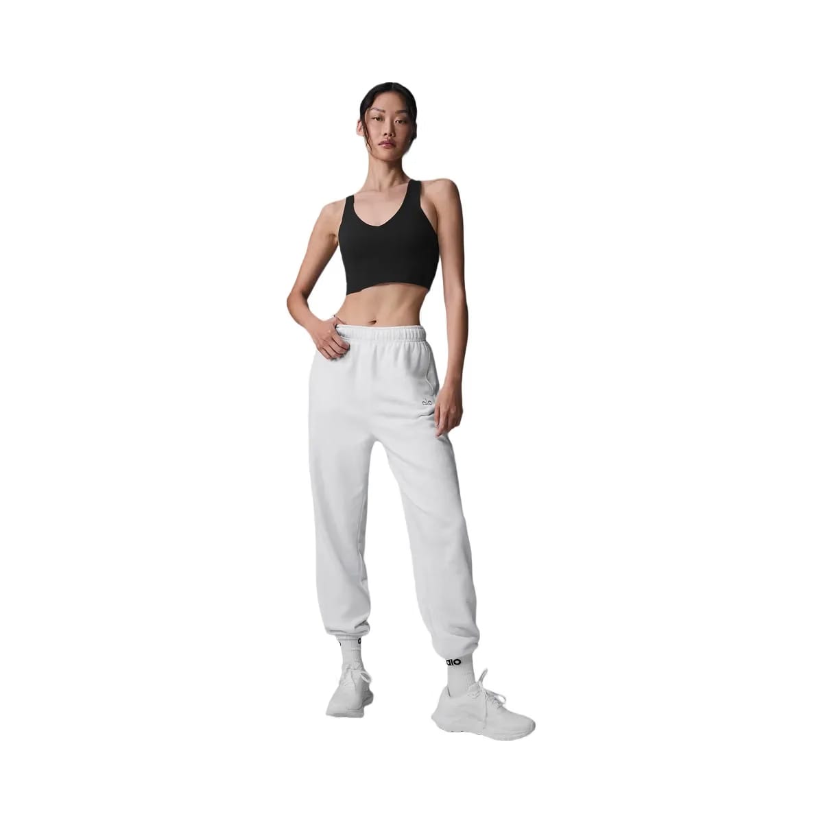Alo Women's Airbrush Real Bra Tank - Black