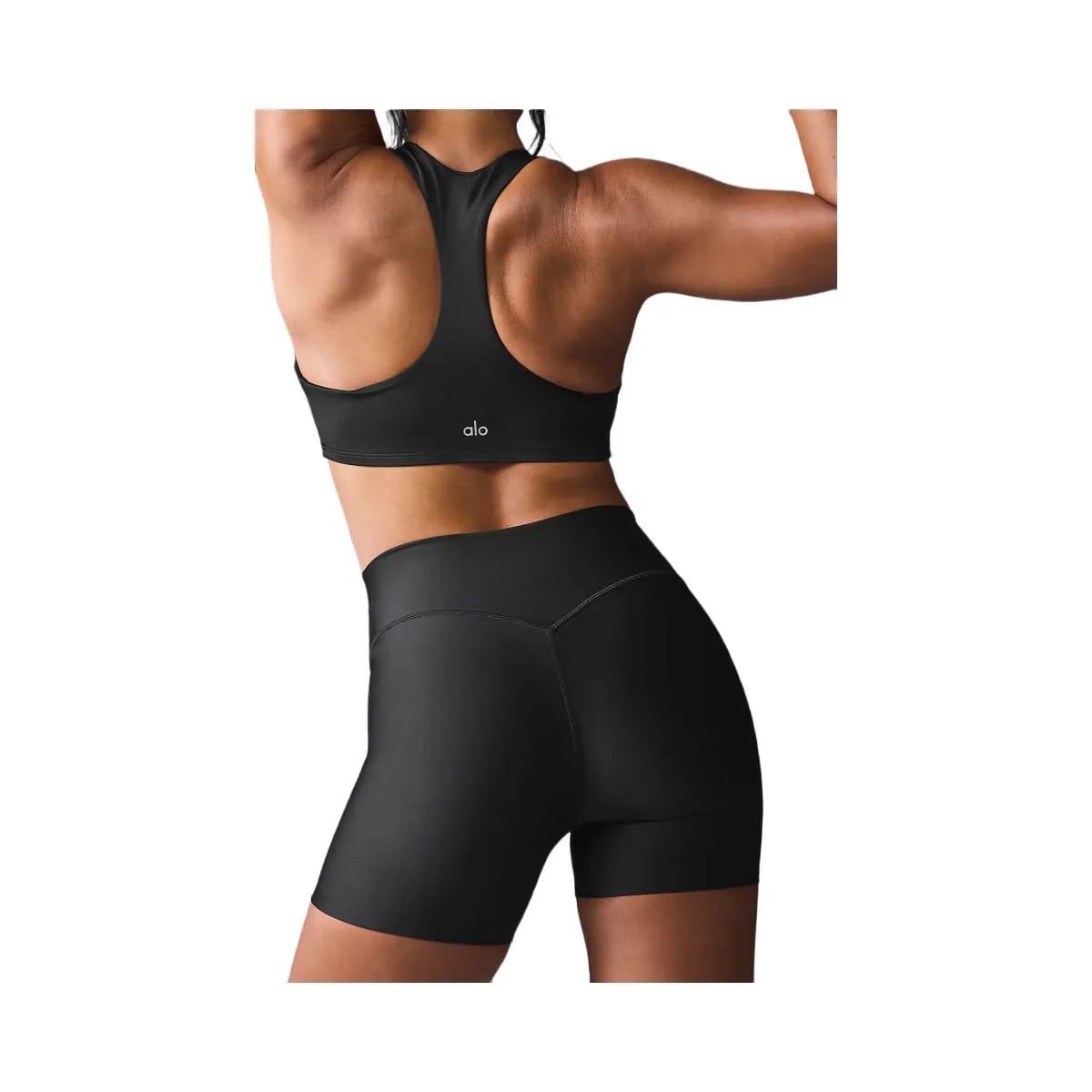 Alo Women's Airlift Advantage Racerback Bra - Black