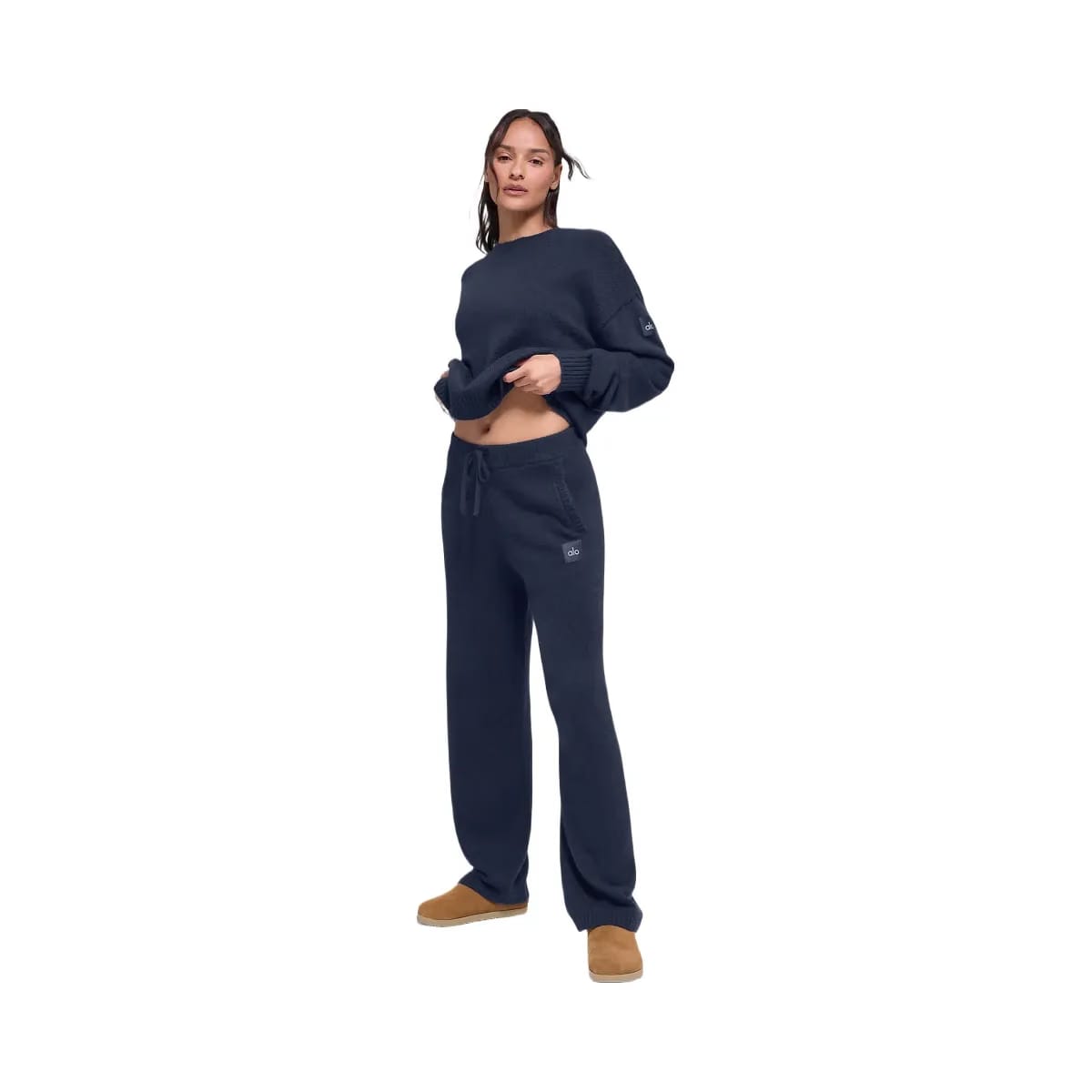 Alo Wool Cashmere New Class Sweatpant - Navy