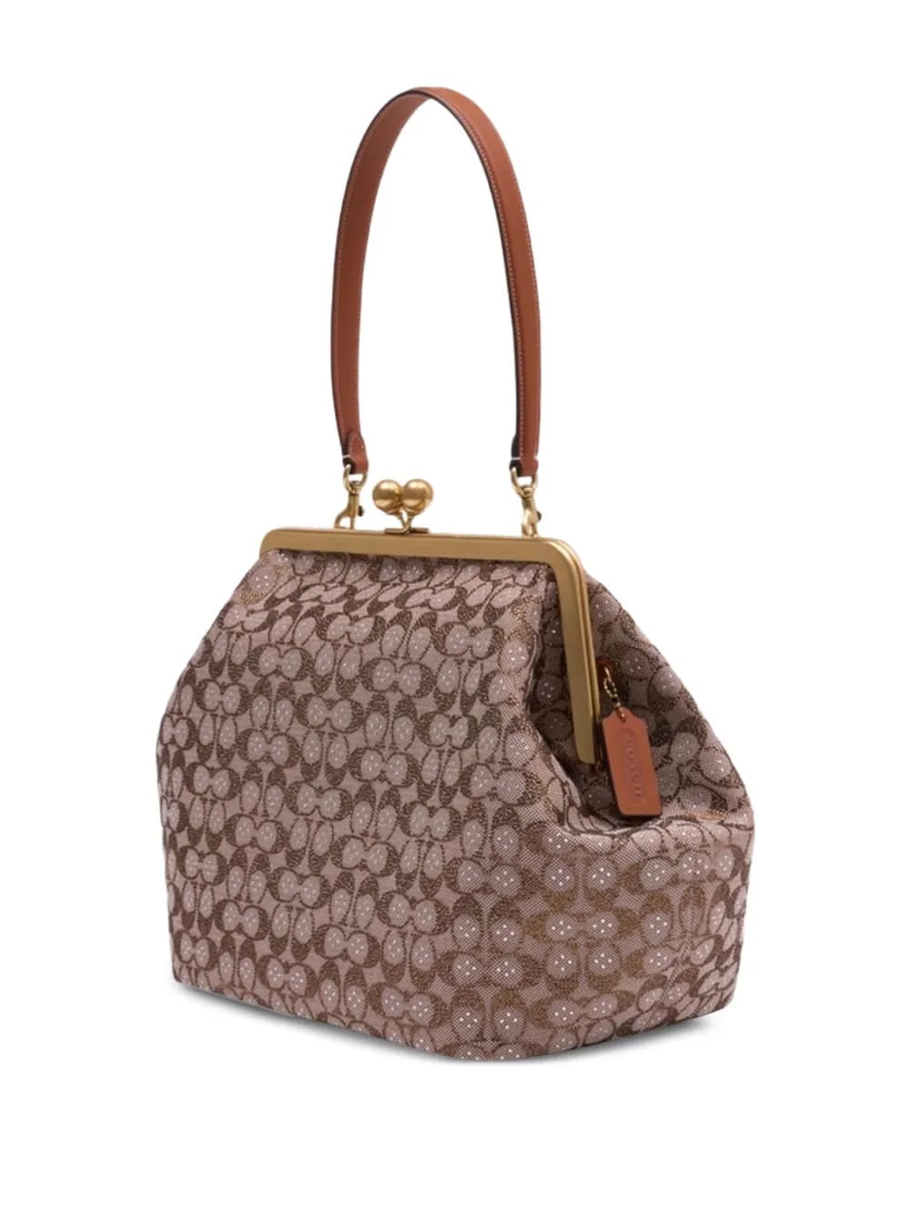 Large Kisslock clutch bag