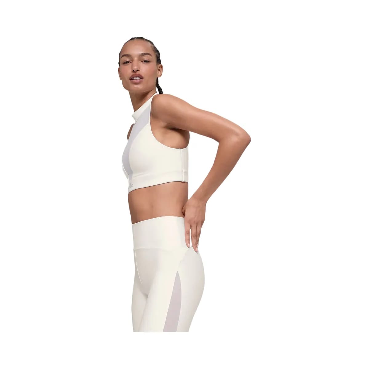 Alo Women's Airlift Mesh Infatuation Bra - Ivory