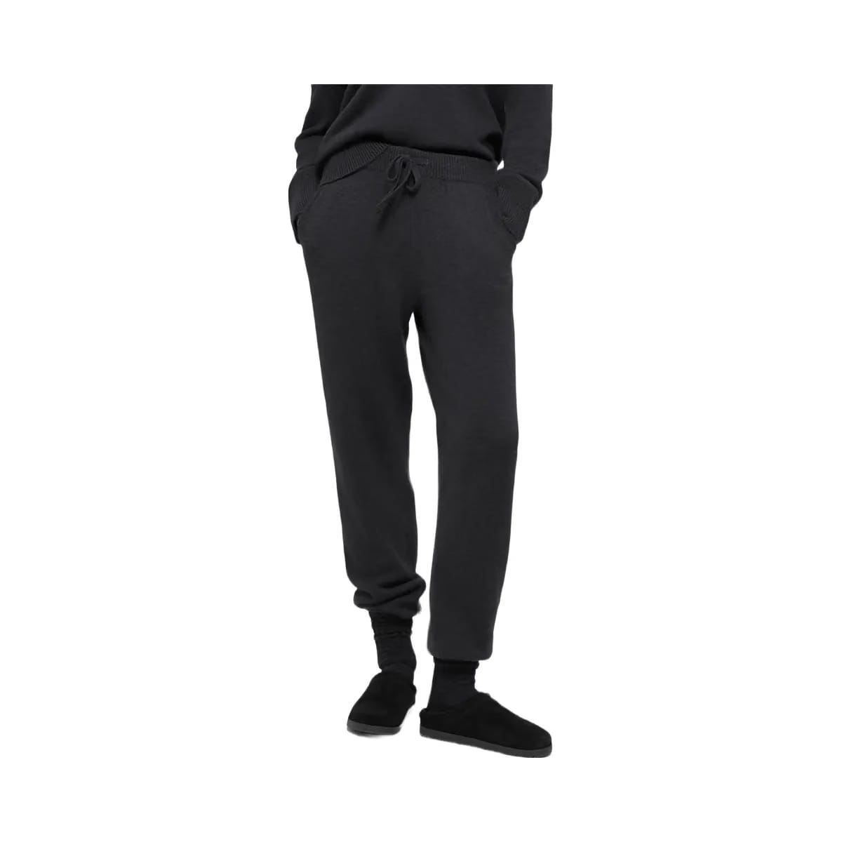 Alo Women's Wool Cashmere High-Waist New Class Jogger - Black