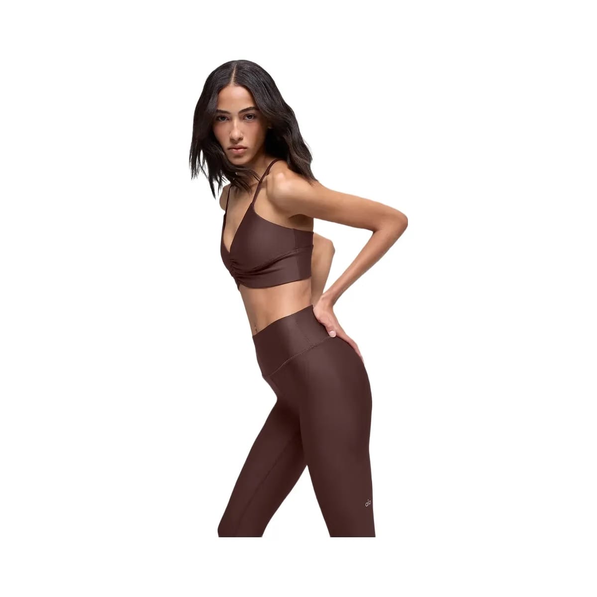 Alo Women's Airlift Divine Bra - Brownstone