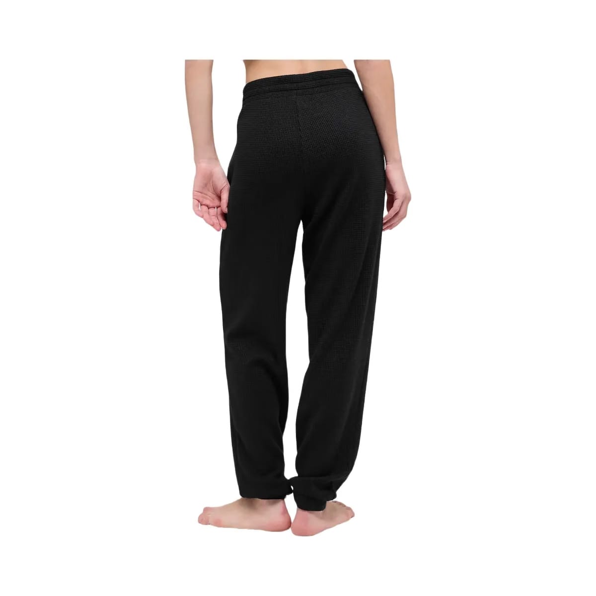 Alo Women's Waffle Weekend Escape Jogger - Black