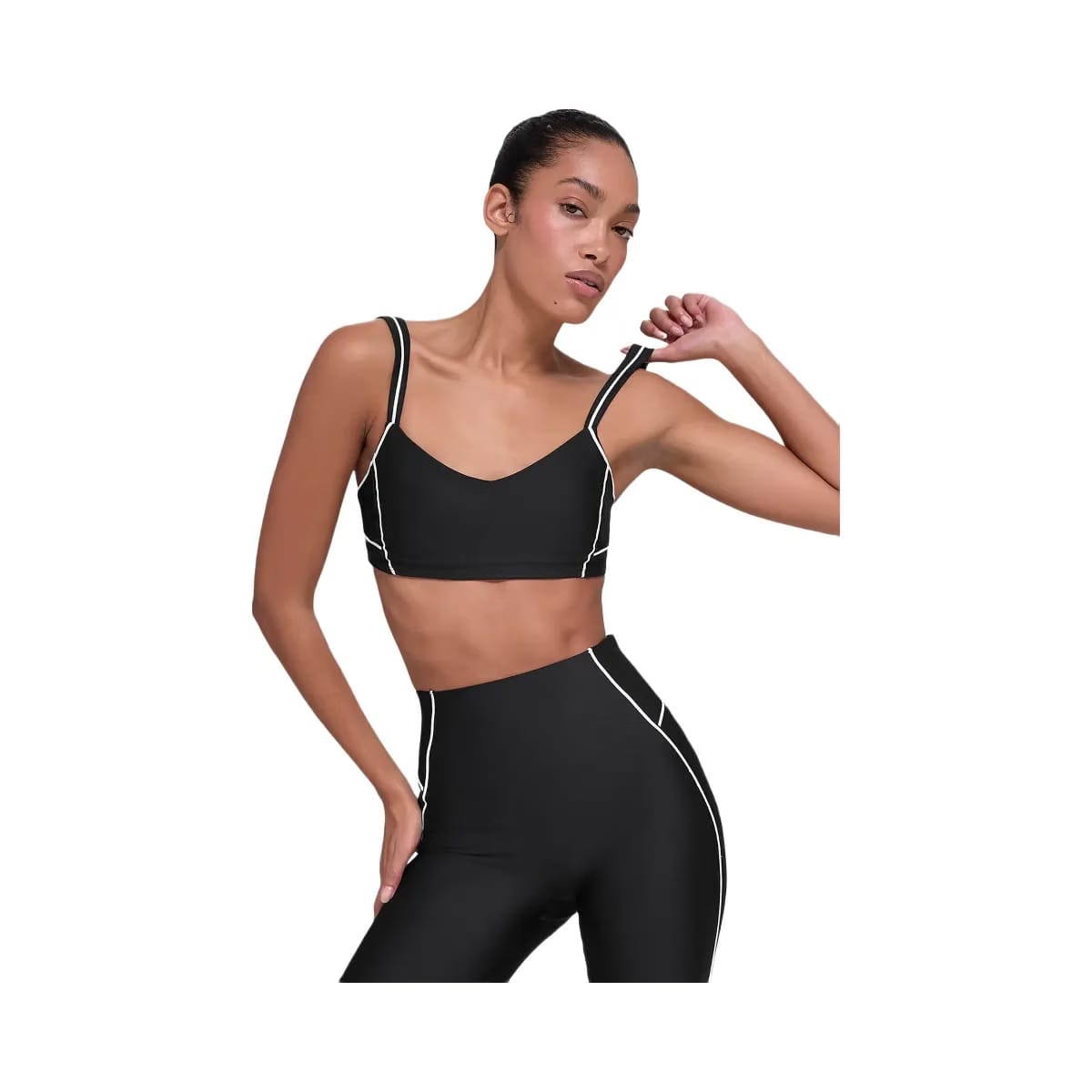 Alo Women's Airlift Haven Bra - Black/White
