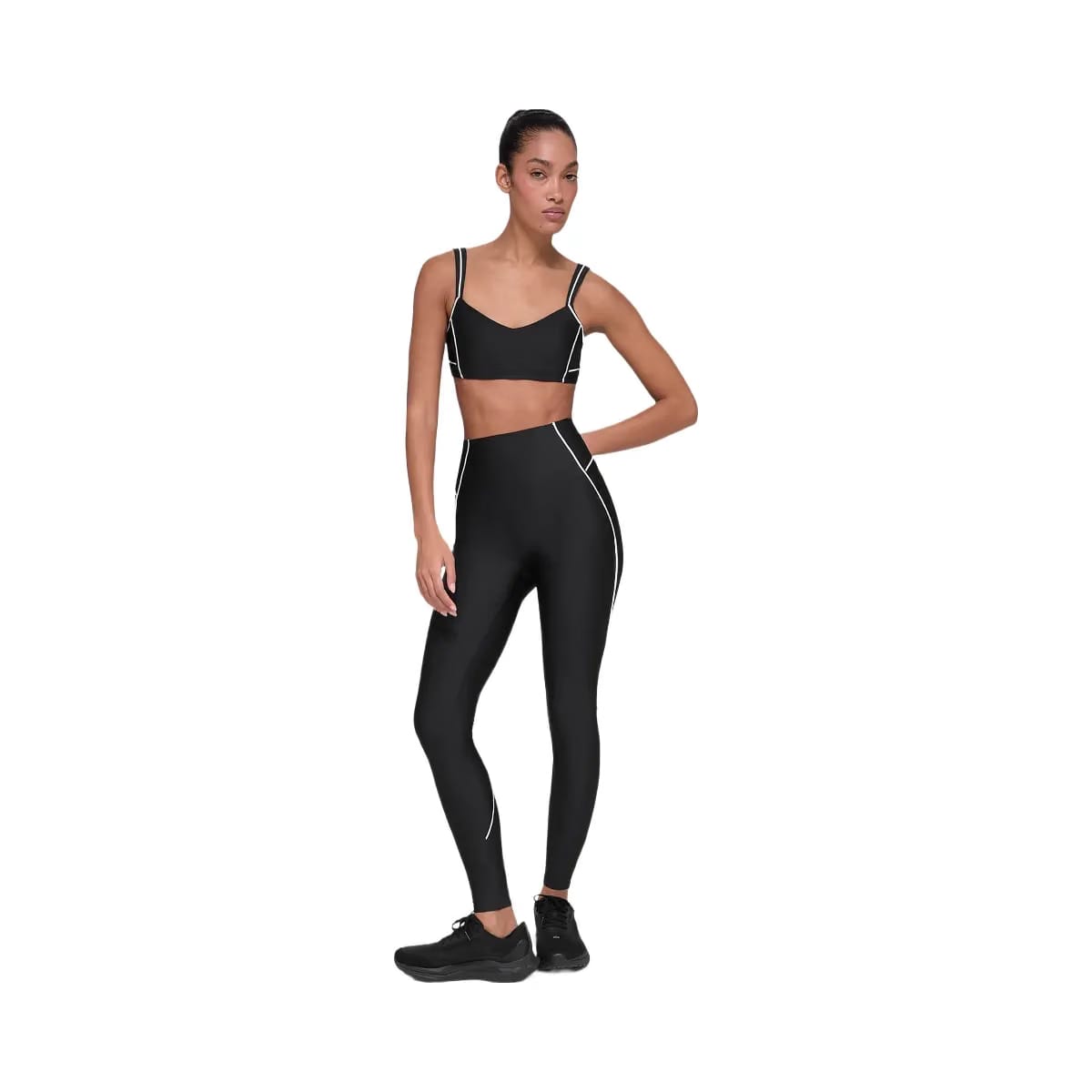 Alo Women's Airlift Haven Bra - Black/White
