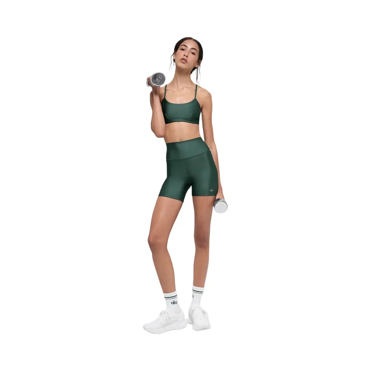 Alo Women's 5" Airlift Energy Short - Clover Green