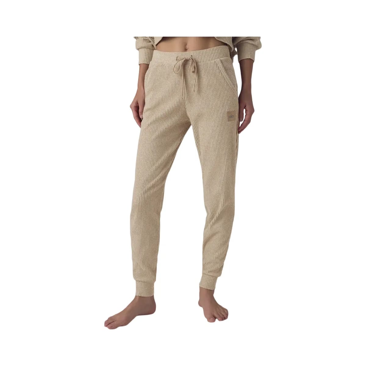 Alo Women's Muse Sweatpant - Gravel Heather