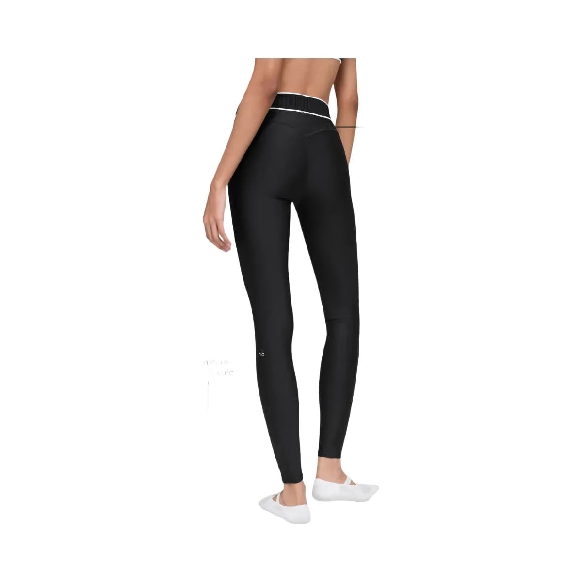 Alo Women's Airlift High-Waist Alignment Legging - Black/White