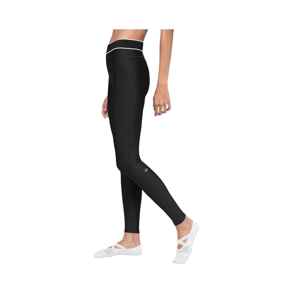 Alo Women's Airlift High-Waist Alignment Legging - Black/White