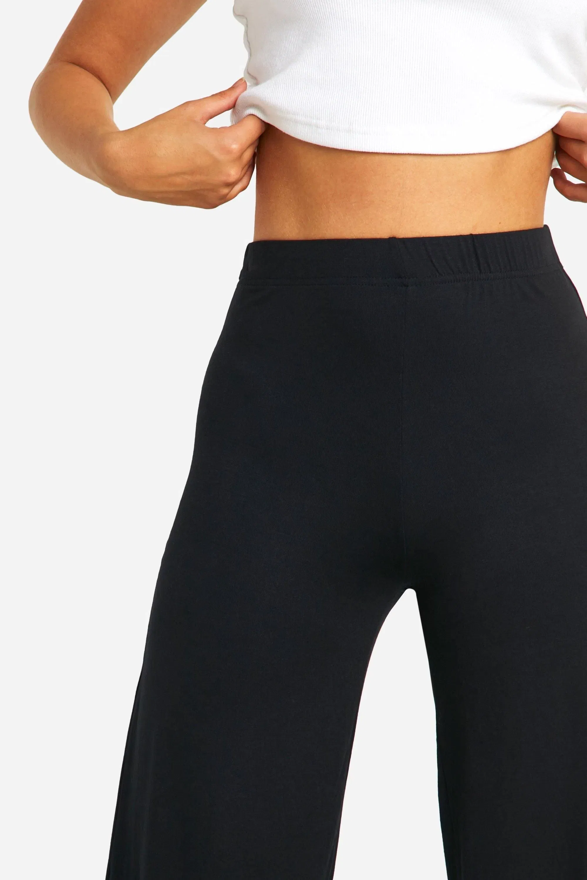 Everyday Jersey Wide Leg Trouser