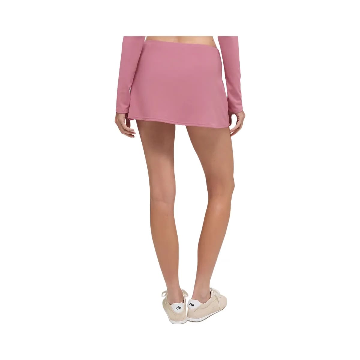 Alo Women's Softsculpt Precision Mini Skirt - Pink Wild Rose