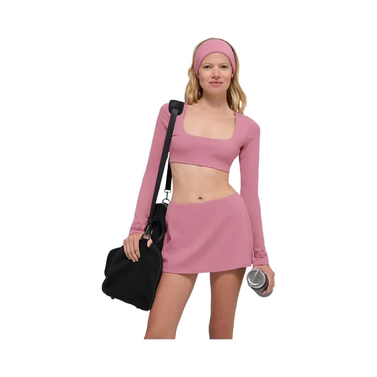 Alo Women's Softsculpt Precision Mini Skirt - Pink Wild Rose