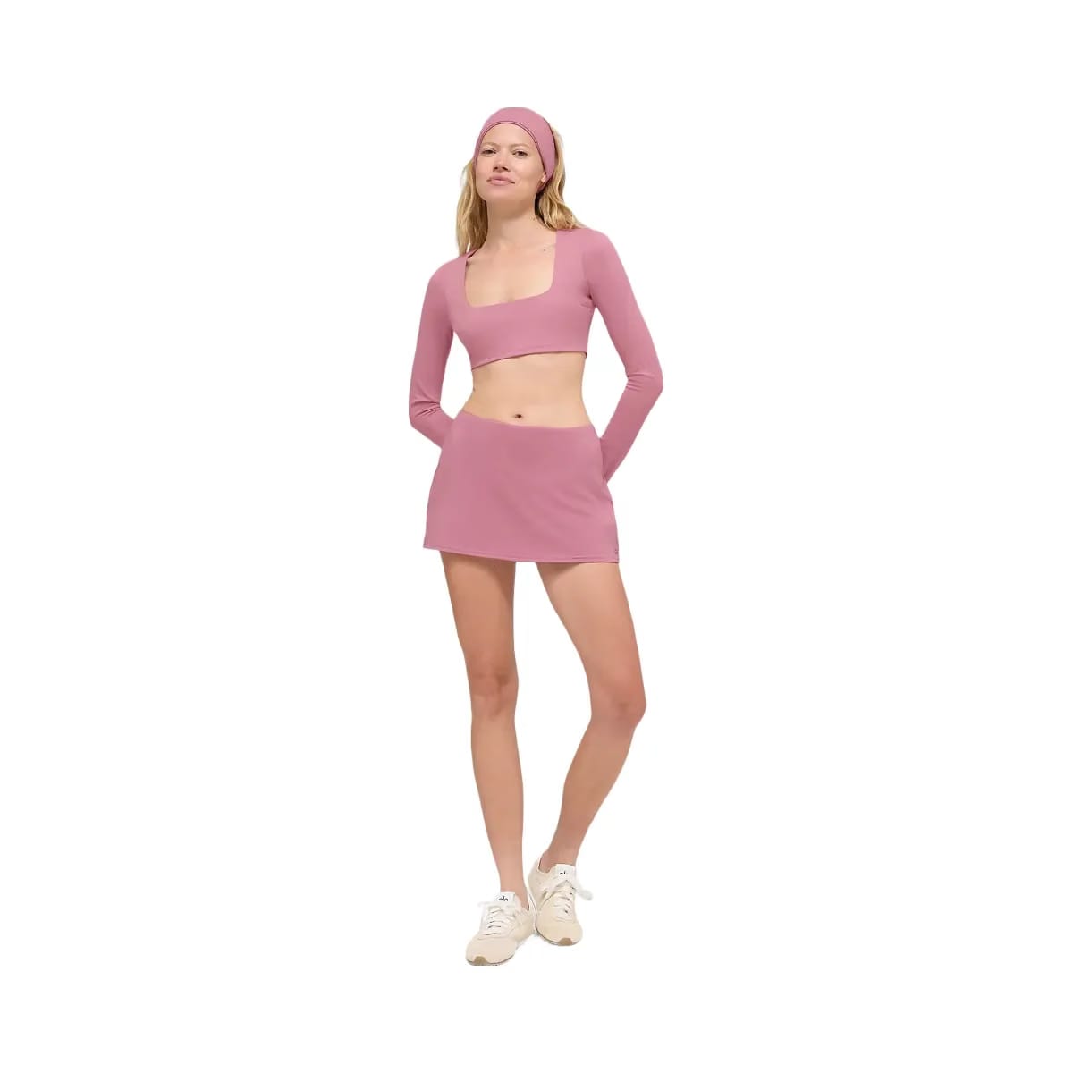Alo Women's Softsculpt Precision Mini Skirt - Pink Wild Rose
