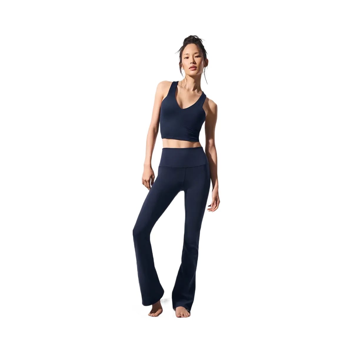 Alo Women's Airbrush Real Bra Tank - Navy