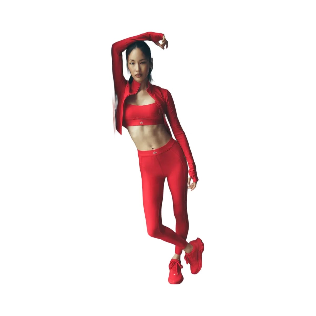 Alo Women's Airlift High-Waist Ignite 7/8 Legging - Bright Red