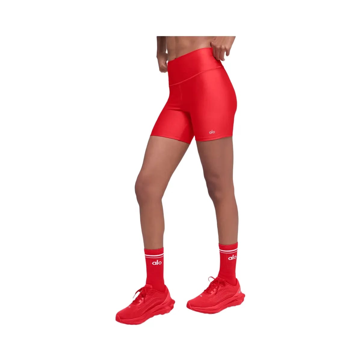 Alo Women's 5" Airlift Energy Short - Bright Red